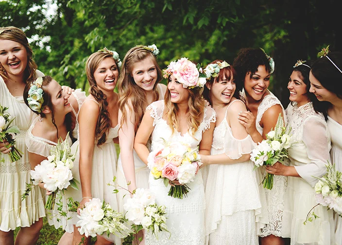 How a Barefoot Bride Made a Rainy Wedding Day in the Forest Utterly Dreamy